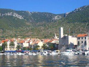 Komiza Vis Harbor in Croatia