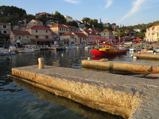 Maslinica Bay in Croatia