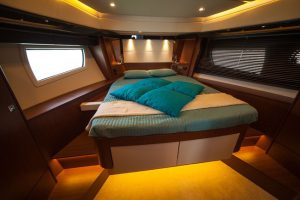 A cabin yacht charter