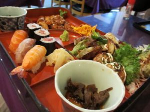 Japanese food on the table