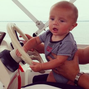 Baby on a boat