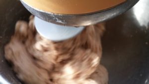 Dough in a mixer
