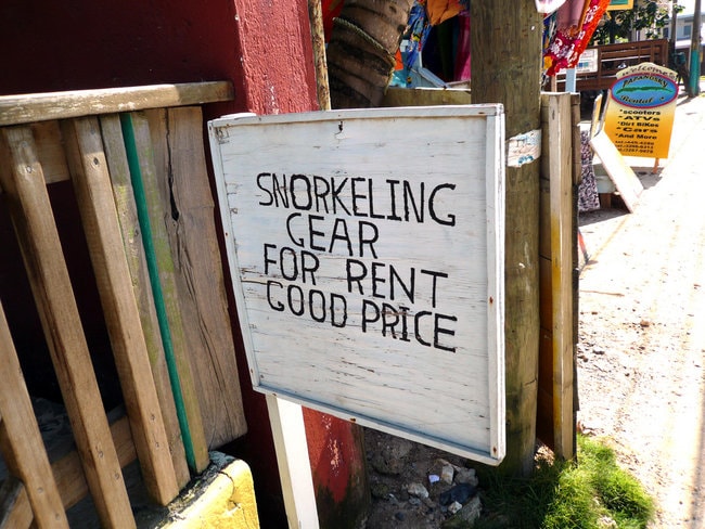 Renting Snorkeling Place