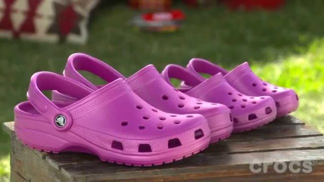 Classic Crocs in pink