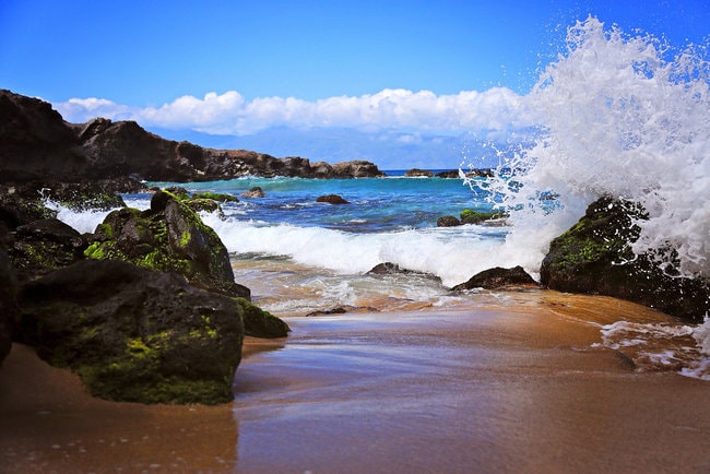 Mokule’ia Bay in Maui