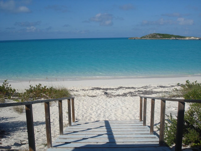 Exuma snorkeling spot in the Caribbean