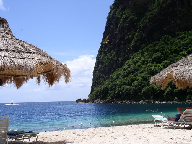 ST Lucia snorkeling spot in the Caribbean