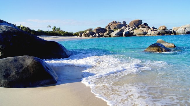 Virgin Gorda snorkeling spot in the Caribbean