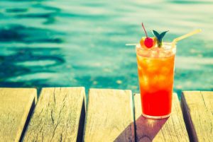 Tropical rum margarita Summer Cocktail