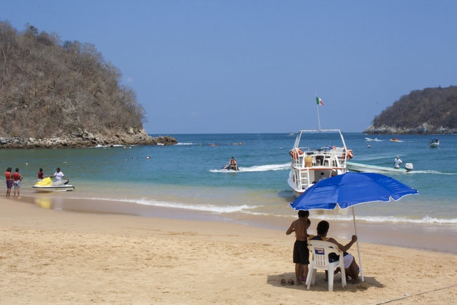 Huatulco snorkeling spot in Mexico