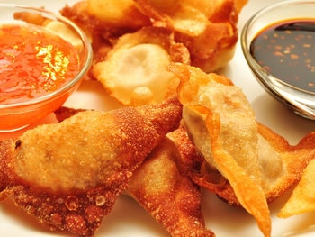 Fried Wontons for boat party