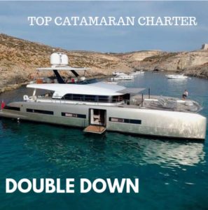Double down yacht catamaran