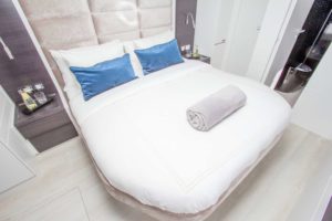 Orion catamaran guest room