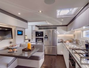 Lagoon 77 kitchen