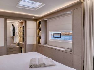 Lagoon 77 Catamaran bed room