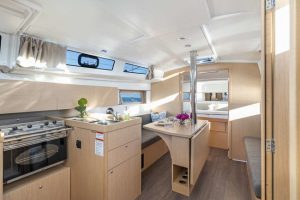 Beneteau 38 living room