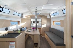 Beneteau 38 interior