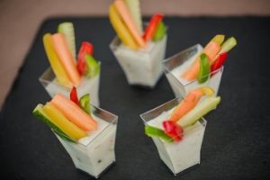 Veggie Dip Cups boat snack