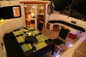 Lolalita Catamaran Dinning Area