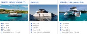 Croatia crewed Catamaran charter