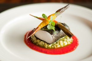 Fine Cuisine on a luxury yacht