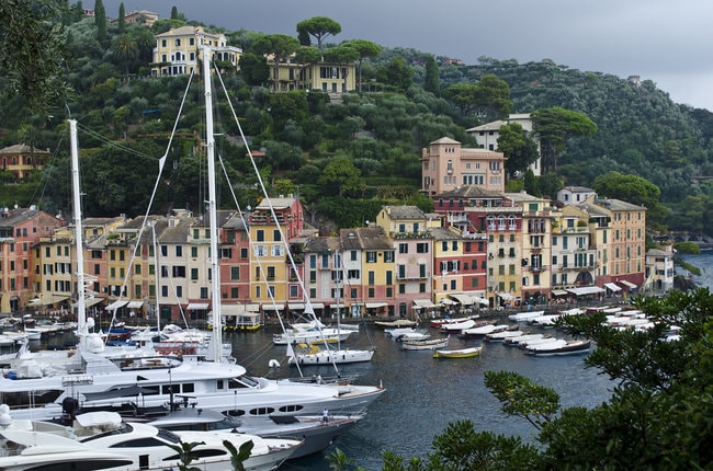 Portofino Italy on a private yacht charter