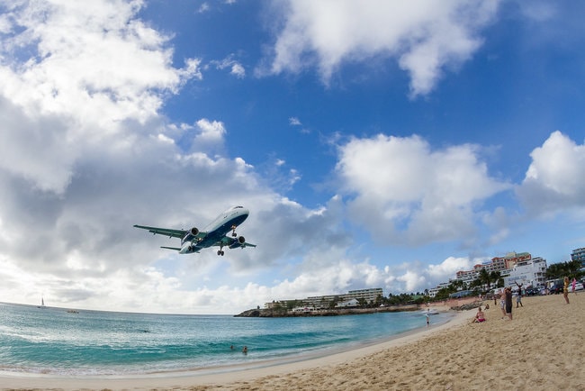 Maho Beach in St MArteen