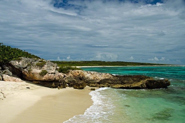 Trimarre Beach in St Marteen