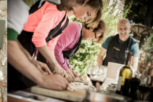 Cooking plus market tour in Florence