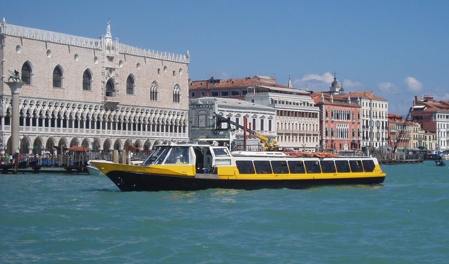 Alilagunas water transportation in Venice