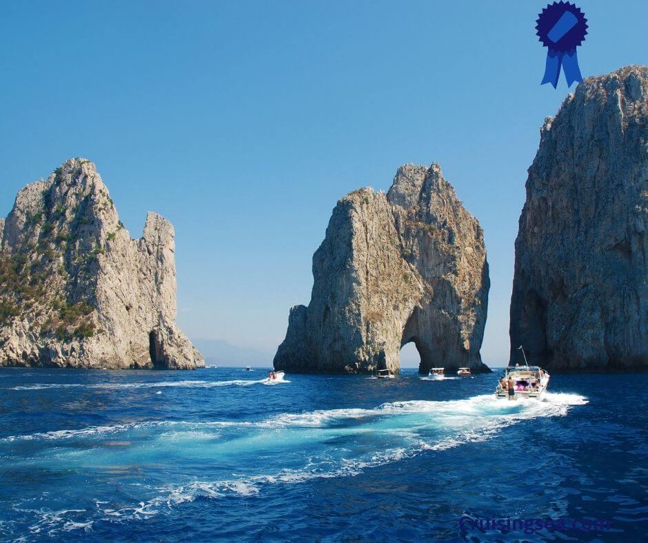 Capri Island Boat Ride with Swimming, Sights, and Limoncello