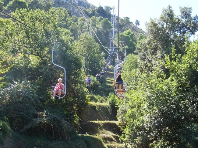 Get around Capri by Chairlift