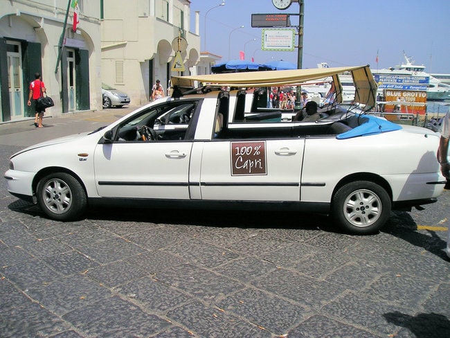 Get around Capri by Taxi