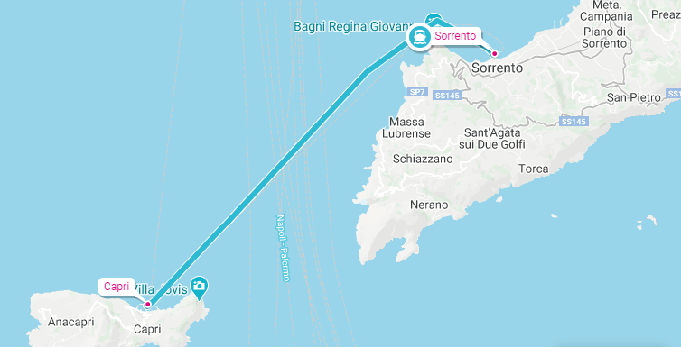 Getting from Sorrento to Capri