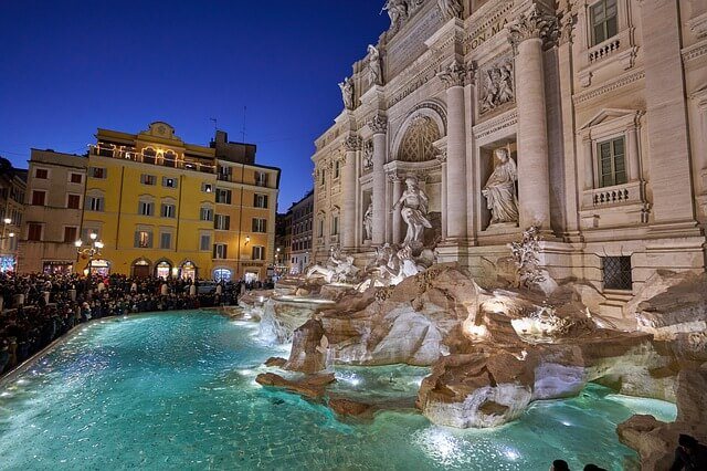 Travi Fountain in Rome
