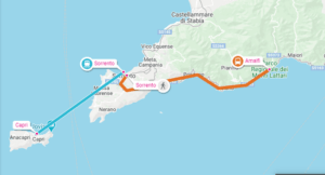 Getting from Amalfi Coast to Capri