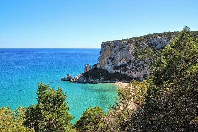 Sardinia island in Italy