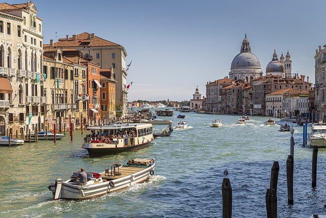Venice island in Italy