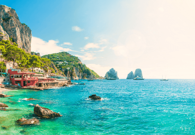 Marina De Mulo Beach Capri Italy