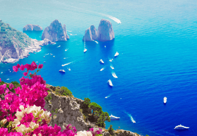 Capri Island Boat Ride with Swimming, Sights, and Limoncello