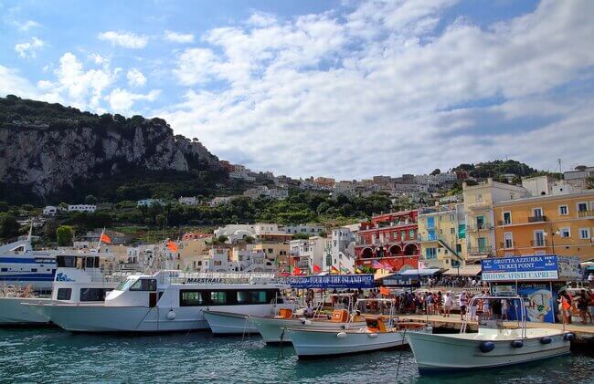 Marina Grande Beach Capri Italy