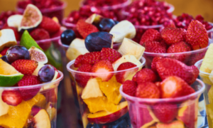Fruit salad food for boating