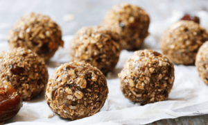 Protein balls food for boating