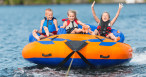 How to attach a towable tube to a boat
