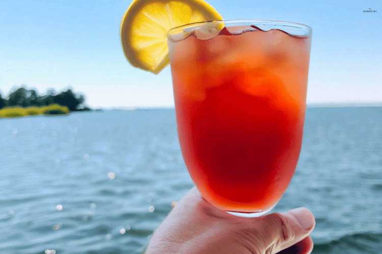 Bay Breeze Drink On A Boat