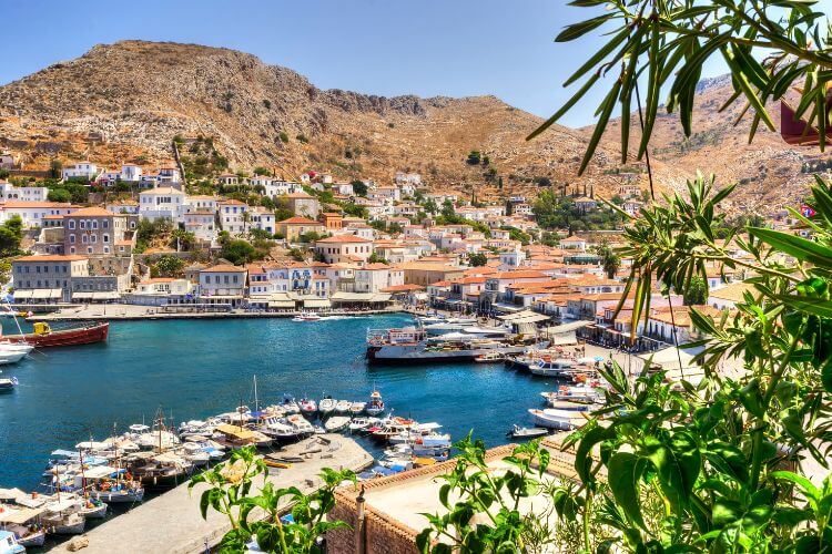 Hydra Port Greece