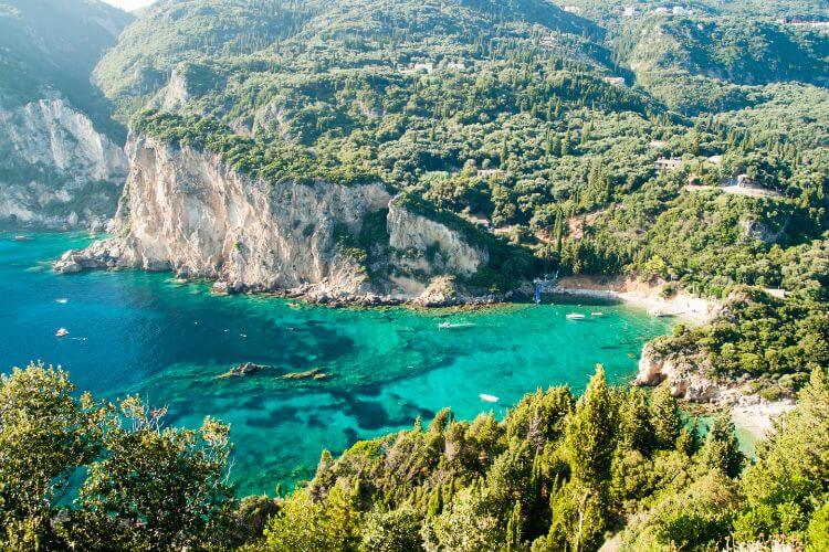 Sailing in Corfu