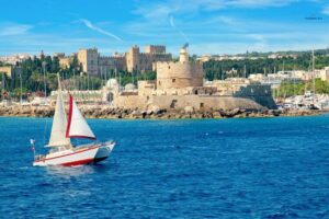 Sailing in Rhodes