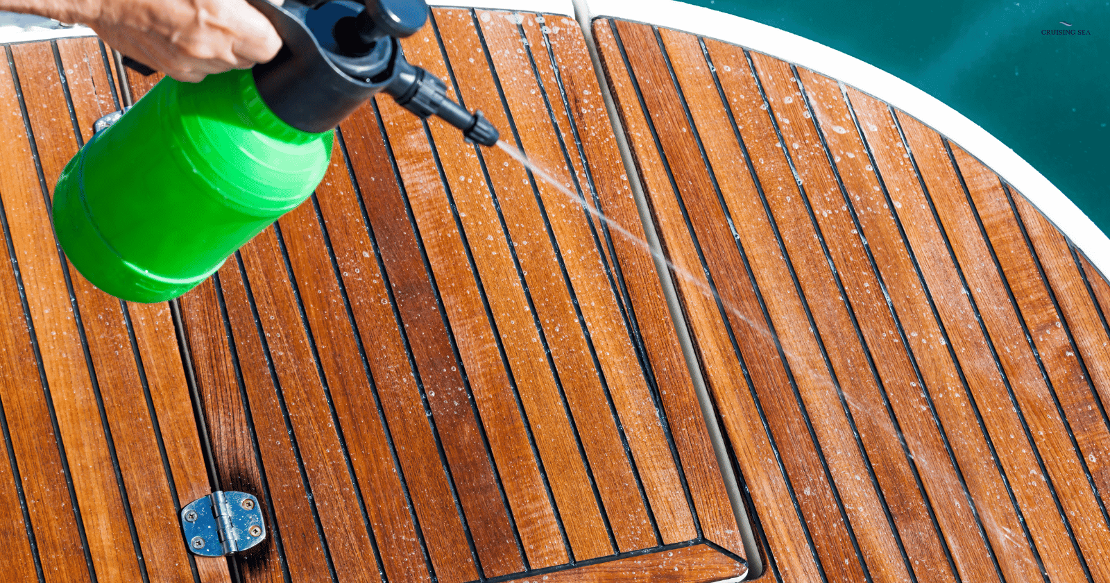 How to clean teak deck on a boat
