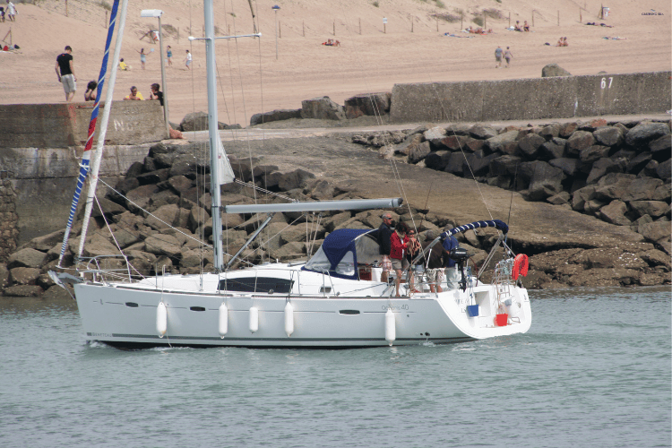 Beneteau yacht
